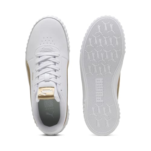 PUMA Sneakers Carina 3.0 Metallic Glam Femme 36, White Toasted Almond Beige