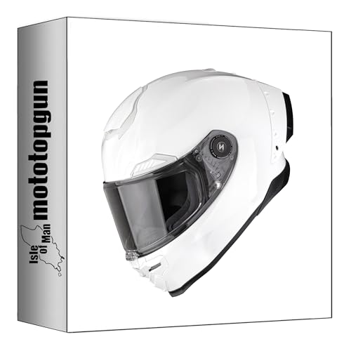 Casque intégral moto Scorpion Exo-530 Air Blanc Taille S blanc solide mototopgun