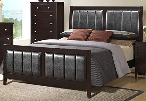 Gtu Furniture Contemporary Styling Rosa 6Pc Wooden Queen Bedroom Set(Q/D/M/2N/C) #TOP1