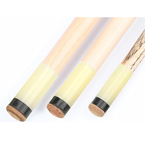 Xingyheng 60Pcs (30 Set ) 3 Kinds Billiard Cue Off White Ferrules Set With Cue Screw-On Replaceable Tips(13Mm 12Mm 11Mm Brown Tip ) #TOP1