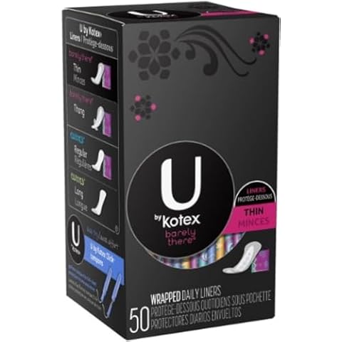 U by Kotex Barely There Thin Liners 50 ea (Pack of 5) Cover