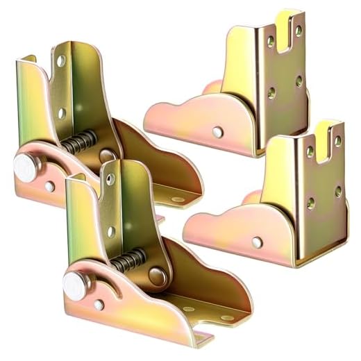 Self-Locking Foldable Hinges for Folding Tables
