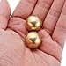 uxcell 2pcs Precision Solid Brass Bearing Balls 20mm Industrial Brass Ball Spheres for Machinery, Automotive, and DIY