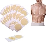 20 Paar Herren Nippel Cover wasserdichte Unsichtbare Anti-Friktion Atmungsaktiv Einweg 3,5cm Selbstklebend Brustwarzen Abdeckungen FüR LäUfer & Athleten MarathonläUfer Der MäNner Nackt Farbe