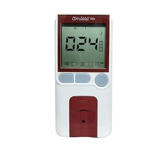1pc Healthcaretuye Hemoglobin Meter Hemoglobin Test Meter Kit Hemoglobin Analyzer Anemia Monitor + 125xStrips + 125xLancets