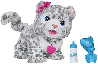 FurReal Flurry, My Baby Snow Leopard Interactive Plush Toy, Ages 4 & Up