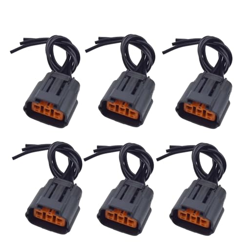 Compatible With Mitsubishi For Carisma 1.6 1.8 1995-2006 For Colt For MK4 1.6 1992-1996 �_�΃R�C���R�l�N�^�n�[�l�X�v���O 1832A016 �z���n�[�l�X�R�l�N�^(6 p