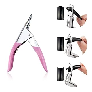 BANIRA Nail Tip Clipper Edge Cutter Adjustable Stainless Steel False Artificial Acrylic Fake Trimmer Manicure Pedicure Sharp Rustproof Blade Clip Tool For Salon Home Art,Beauty Design DIY