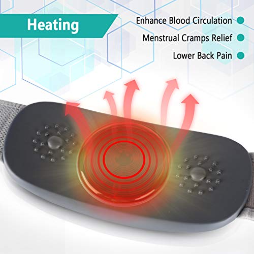 Rilassa Wireless Slimming Belt, Abdominal Massager Portable Weight Loss Machine With 4 Vibration Massage Modes, Heating, Improve Blood Flow #TOP2