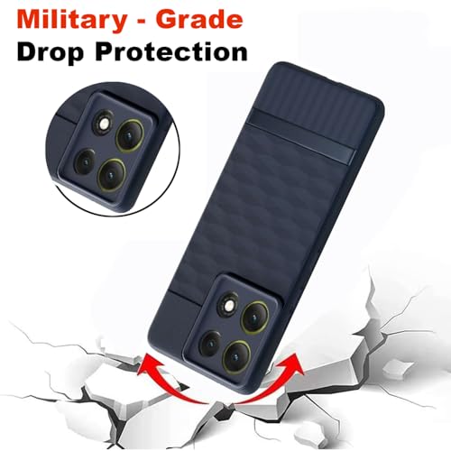 Image of Shockproof Case for Motorola Moto G86 5G / G86 Power 5G | Full Camera Protection | TPU Flexible Back Cover for Motorola Moto G86 5G / G86 Power 5G (Steel Blue)