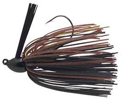 Booyah Baits Baby Boo Jig Fishing Lure - Black/Brown/Chartreuse