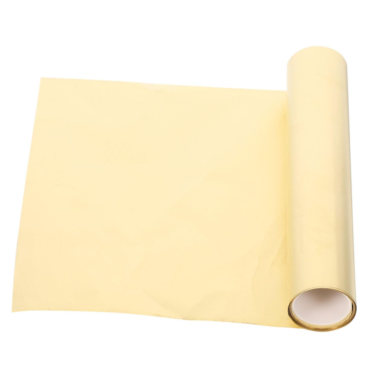 Alipis 1roll Brass Sheet High Hardness Brass Foil Plate for Crafts Precision Machining Easy Cutting Thickness Metal Foil for Industrial and Electrical Applications