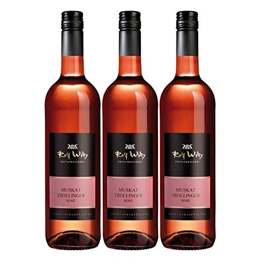 Muskat-Trollinger Rosé, Privatkellerei Rolf Willy, Württemberg, Jahrgang 2023 (3 x 0,75 l)