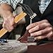 GRADENEVE Wood Handle Tack Hammer Shoe Repair Tool Crafting Hammer for Sole Repair Leather Working with Comfortable Grip for Shoe Factory and Home Use