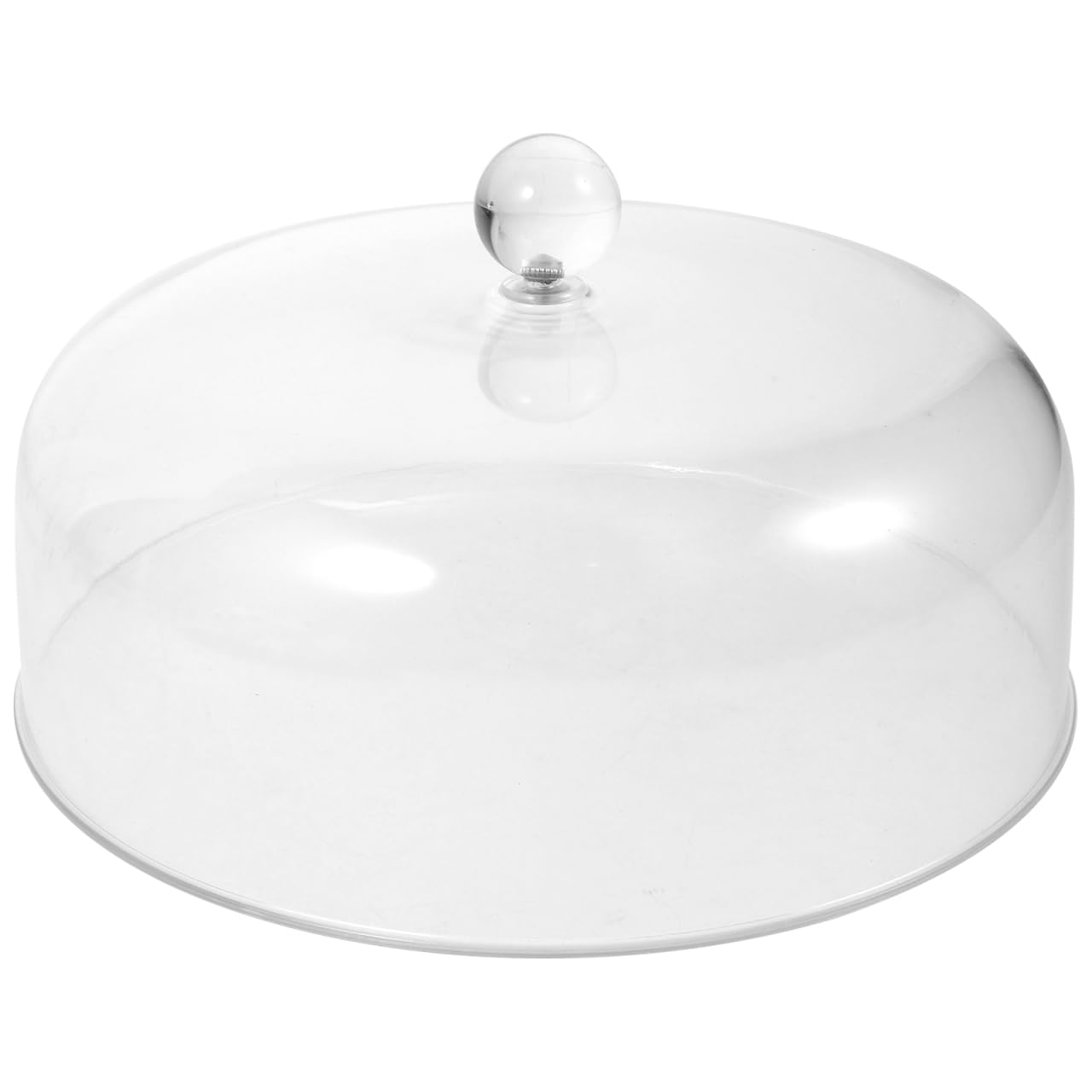 ULTECHNOVO Cake Dome, 23 cm Clear Acrylic Food Cover with Lift Knob