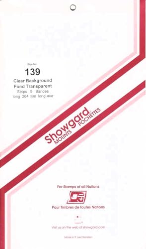 Showgard Stempelhalter im Streifen-Stil, Größe 139, transparent