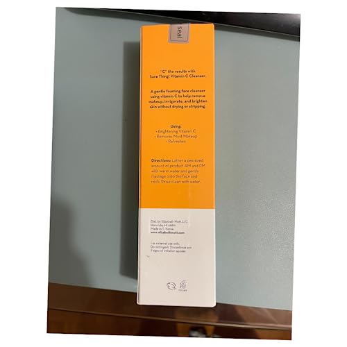Elizabeth Mott Sure Thing! Vitamin C Cleanser - Cruelty Free Gel Foaming Facial Cleanser For All Skin Types, 150Ml (5.07 Oz) #TOP4