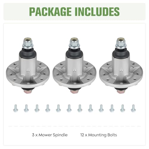 GY21098 GY20454 Spindle Assembly Fit for John Deere 42 48 54 Inch Deck D140 D130 D110 D125 LA110 LA115 LA120 LA145 Lawn Mower Tractor, Replace GY20867 GY20962 (3 Pack) by Autsurles - Used condition - Image 5
