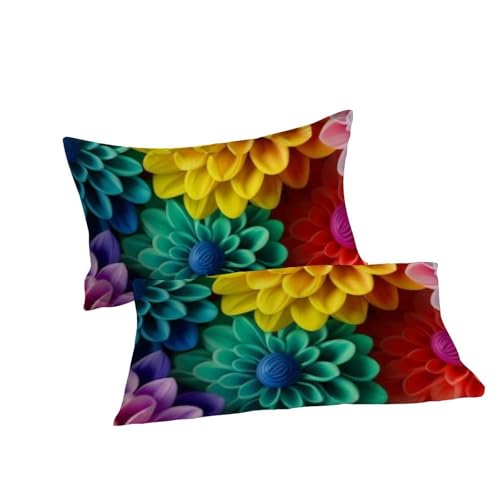 Imprimé 3D housse de couette 220x240 anti-plis pour un lit impeccable sans repassage - 7
