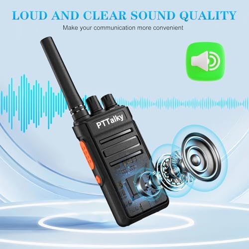 PTTalky FR1 Walkie Talkies Long Range USB-C Charging - 4