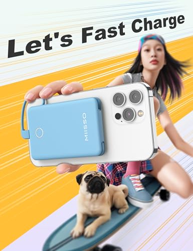 6000mah-Ultra-Slim-Built-in-Cables-Power-Bank-Card-Size-Built-in-USB-C-Cords-Battery-Pack-Portable-Charger-for-Phones-3-Output-External-Battery-Pack-Compatible-with-iPhone-Samsung-Google-Blue