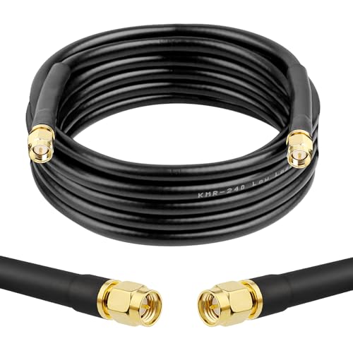 Câble coaxial SMA mâle SMA 3.7m KMR240 pour antenne 4G 5G