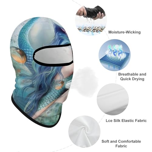 Balaclava para hombre y mujer con protección solar, máscara transpirable para la cabeza completa para senderismo, ciclismo, correr y conducir miniatura 3