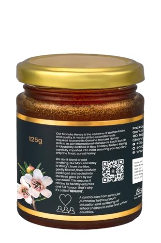 Image of Genuine Manuka Honey MGO 300+ 125g | 100% Pure New Zealand | Immunity Booster | Raw & Lab Tested | Daily Wellness Honey