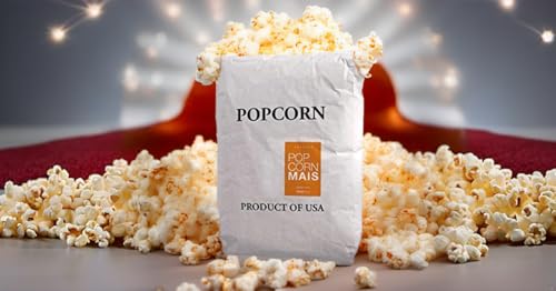 Premium Butterfly Mais der Klassiker des Popcorn Mais Kinopopcorn 10 Kg Sack XXL 1:46 Popvolumen