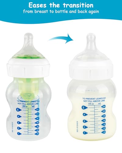 Image of Silicone Nipple for Dr. Brown's Natural Flow Level 2 Wide-Neck Baby Bottle, 3m+, Medium Flow, 6 Count