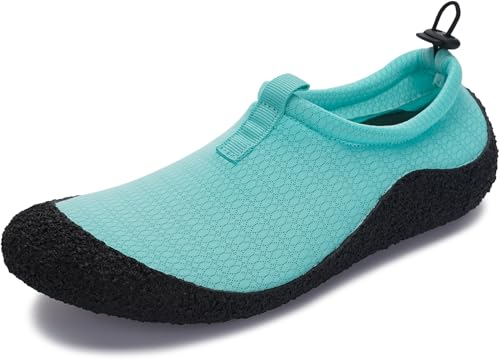WHITIN Womens Water Shoes Womens Beach Swim Pool Size 9 Slip On Outdoor Surfing Kayaking Sailing River Female Footwear Zapatos De Agua Light Blue