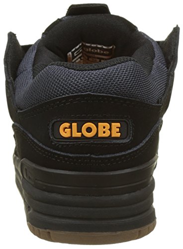 Image of Globe Fusion, Men's Skateboard Shoe, Multicoloured Black Ebony Orange, 6 US