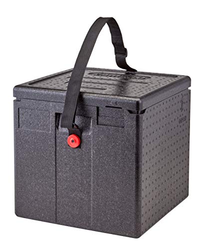 Boîte à lait Cambro CAM GOBOX EPPMBWSTSW110 caisson isotherme noir robuste - 3