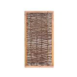 Weidenprofi Sichtschutz, Weidenzaun Modell ELEGANT, Flechtzaun aus Weide, Größe (BxH): 90 x 180 cm