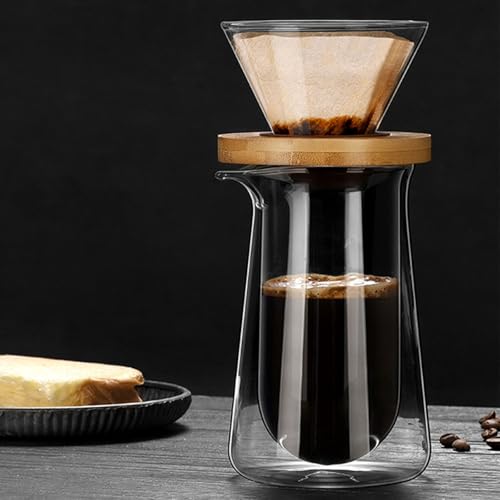 Juego de jarra y gotero de vidrio de borosilicato para café de filtro y cold brew 3