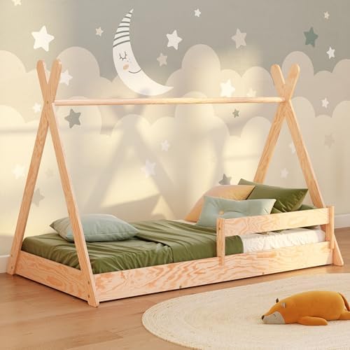 smartwood Casita Bed 80 x 160 – Montessori Tipi F Bed in FSC Pine...