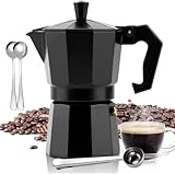 VASA NAMA 6 Tazas Pequeñas Cafetera Italiana Moka Espresso, Cafetera Espresso de Aluminio para Café, Italiana Cafetera...