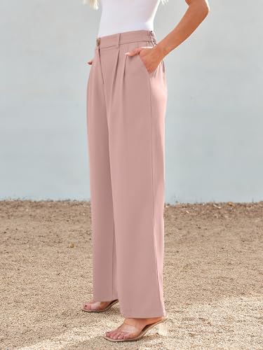 Image of LILLUSORY Womens Wide Leg Dress Work Flowy Pants Business Casual Outfits | 2026 Trousers, Dressy Slacks, High Waisted Palazzo, Professional Office Interview Clothes, Travel Wear