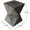 Christopher Knight Home Manuel Weight Concrete Accent Table, Light Gray