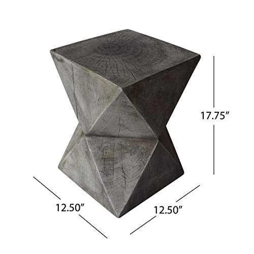 Christopher Knight Home Manuel Weight Concrete Accent Table, Light Gray by Christopher Knight Home - Image 8