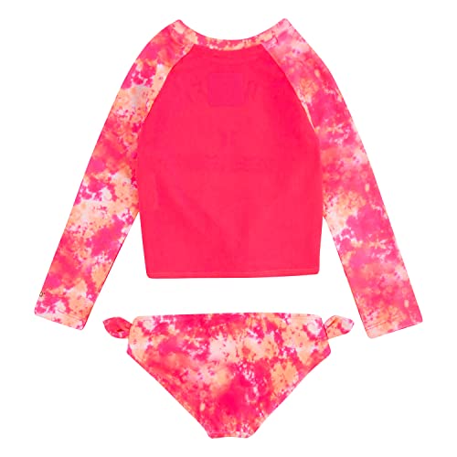 Image of Hurley Girls Long Sleeve Rash Guard Swimsuit