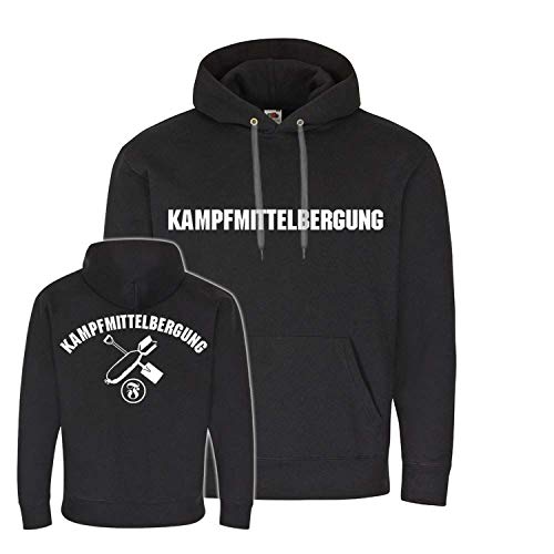Pull à capuche homme noir Copytec #24394 contre le froid taille S