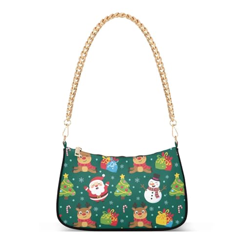 Sac bandoulière renne et sapin idéal pour flâner au marché de Noël