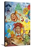 Trends International Trippie Redd - Art Wall Poster, 22.37' x 34.00', Stretched Canvas