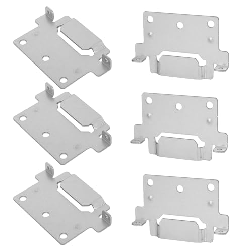 6 Stück Bettrahmen-Montageplatte Bettbeschlag,Betten Ideal für Campingumbau & Wohnmobil -