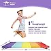 Kangaroo Hoppers Gymnastics Tumbling Mats for Kids, Foldable Gym Tumble Mat with Carrying Handles for Home Activity Play, 3 FT x 6 FT, 5-Panel, 1'' Thickness