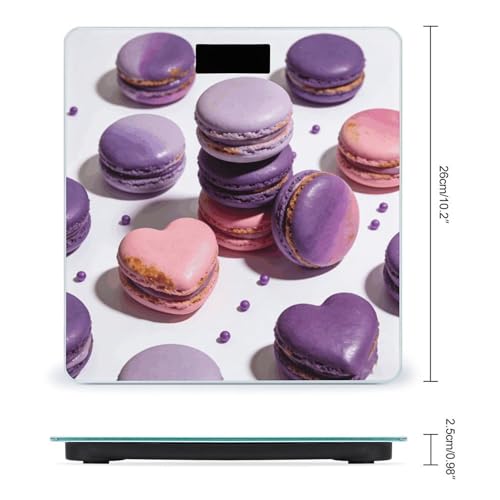 Báscula Digital Macaron Morada para Peso Corporal miniatura 2