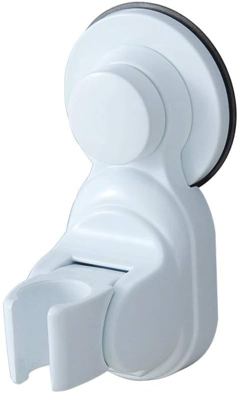 2 Pieces Adjustable Shower Bracket Universal Shower Bracket Bathroom Shower Bracket No Drilling Suction Cup Wall Mounted Suction Cup Shower Bracket