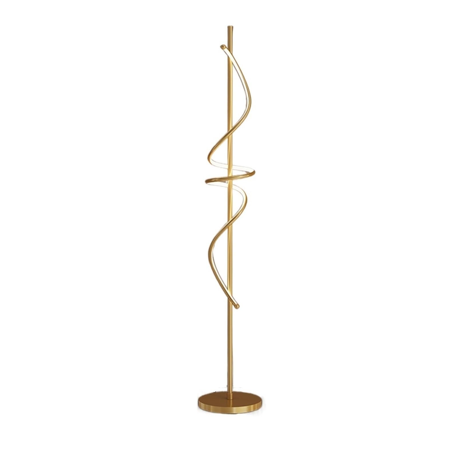 Lampe de salon TUSUOD : la liseuse verticale dorée pour éliminer les coins sombres