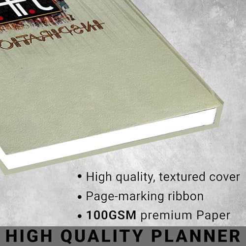 Image of TULMAN 1 Pack A5 Hard Bound 2026 Journal Diary - Just Do IT Motivational Planner & Creative Writing Perfect for Students, Professionals & Gift Giving (23 x 17.6 x 1.7) CM